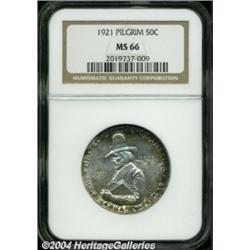 1921 50C Pilgrim MS66 NGC.