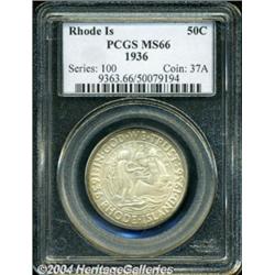 1936 50C Rhode Island MS66 PCGS.
