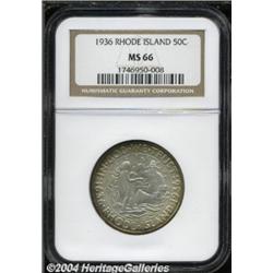 1936 50C Rhode Island MS66 NGC.