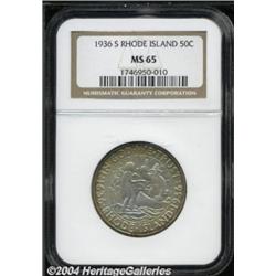 1936-S 50C Rhode Island MS65 NGC.