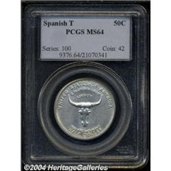 1935 50C Spanish Trail MS64 PCGS.