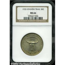 1935 50C Spanish Trail MS66 NGC.