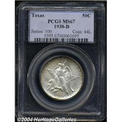 1938-D 50C Texas MS67 PCGS.