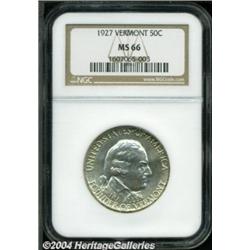 1927 50C Vermont MS66 NGC.