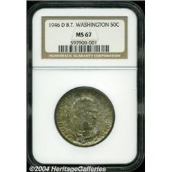 1946-D 50C Booker T. Washington MS67 NGC.