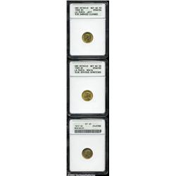 1903 G$1 Louisiana Purchase/Jefferson--Rim Damaged, Cleaned--ANACS, Unc Details, Net AU50,