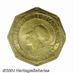 1915-S $50 Panama-Pacific 50 Dollar Octagonal MS62 PCGS.