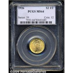 1926 $2 1/2 Sesquicentennial MS64 PCGS.