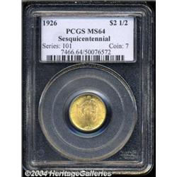 1926 $2 1/2 Sesquicentennial MS64 PCGS.