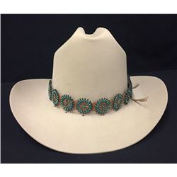 Zuni Hatband and Vintage Cowboy Hat