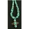 Image 2 : Navajo Necklace, Turquoise and Sterling