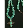 Image 8 : Navajo Necklace, Turquoise and Sterling