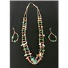 Image 6 : 1960s Heishi, Turquoise and Shell Necklace Set