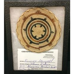 Large Horsehair Design Basket