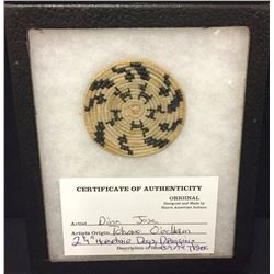 Horsehair Pictorial Basket