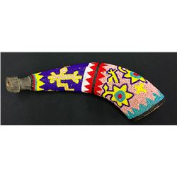 Huichol Beaded Horn