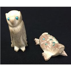 Unique Carved Antler Fetishes