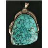 Image 2 : Large Turquoise and Sterling Pendant