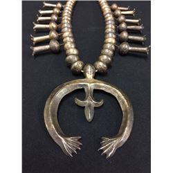 Unique Vintage Squash Blossom Necklace