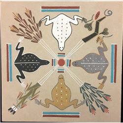 Detailed Navajo Sandpainting