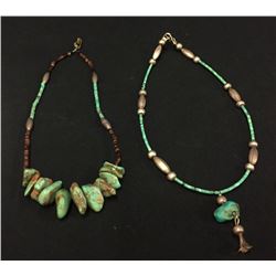 Pair of Vintage Pueblo Chokers