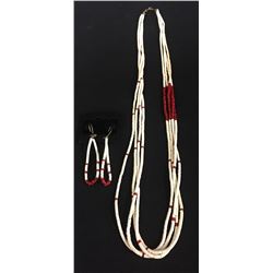 1960s Heishi Necklace Set