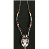 Image 3 : Zuni Inlay Necklace - Bowannie