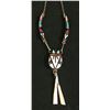 Image 4 : Zuni Inlay Necklace - Bowannie