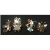 Image 1 : Group of 4 Vintage Zuni Rings