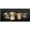 Image 5 : Group of 4 Vintage Zuni Rings