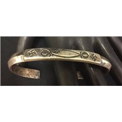Coin Silver Ingot Bracelet