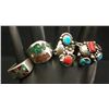 Image 2 : Group of 4 Vintage Navajo Rings