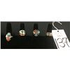Image 5 : Group of 4 Vintage Navajo Rings