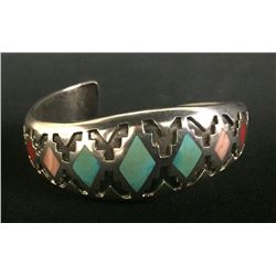 Unique Navajo Inlay Bracelet