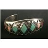 Image 1 : Unique Navajo Inlay Bracelet