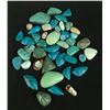 Image 1 : Group of Turquoise Cabochons