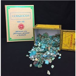 3 Pounds Rough Turquoise and Book