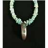 Image 2 : Sterling Bear Claw and Turquoise Necklace