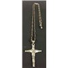 Image 2 : Vintage Cross Necklace -Handmade Chain