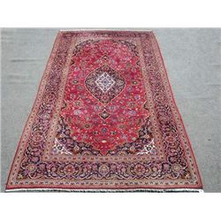 Simply Gorgeous Authentic Persian Kashan, 6.8 x 11.11