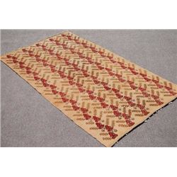 SEMI ANTIQUE HANDMADE TURKISH KAYSERI RUG