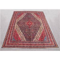 Simply Gorgeous Semi Antique Persian Hosseinabad Rug 10x14