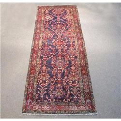 Spectacular Semi Antique Persian Malayer Wide Runner 11ft