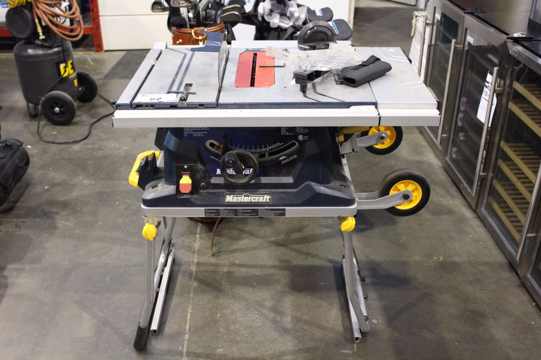 MASTERCRAFT TABLE SAW Able Auctions MASTERCRAFT TABLE SAW Able Auctions