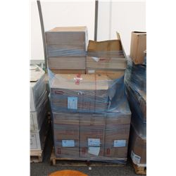 PALLET OF PLASTIC CUPS AND LIDS