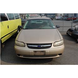 2003 CHEVROLET MALIBU, 4 DOOR SEDAN, BROWN, GAS, 1371KG, 48,090KMS, NO ICBC DEC