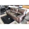 Image 2 : LEATHER 3 SEAT SOFA