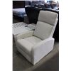 Image 2 : WHITE LEATHER RECLINER