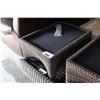 Image 2 : OUTDOOR PATIO WICKER OTTOMAN