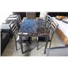 Image 1 : TABLE WITH 4 CHAIRS